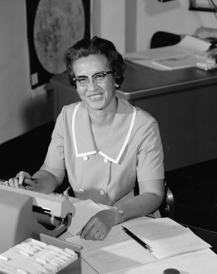 Portrait de Katherine Johnson à la NASA