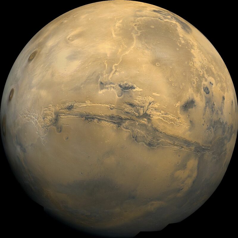 Surface de Mars, Valles Marineris