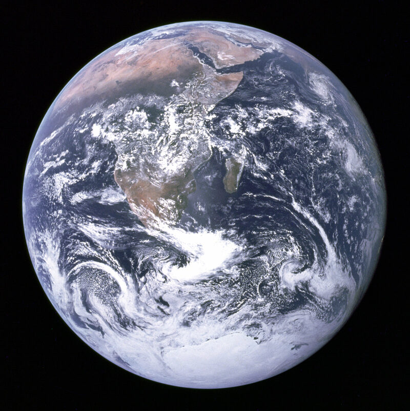 La Terre vue depuis Apollo 17