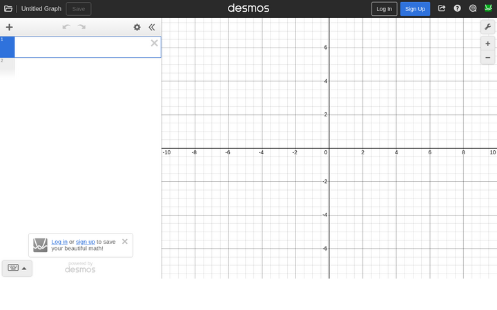 Apercu de Desmos
